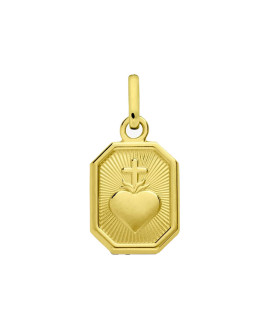 Augis : Mini médaille Sacré Cœur