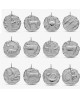 Augis : Médaille Zodiaque Argent