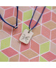 Mikado : pendentif ASTRO signe Poissons (argent)