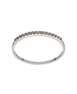 Bague Fine 15 Diamants 18k