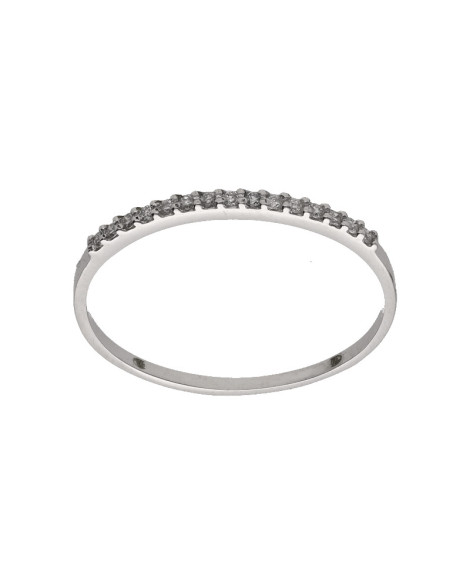 Bague Fine 15 Diamants 18k