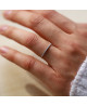 Bague Fine 15 Diamants 18k