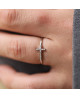 Bague Croix 13 Diamants 18k