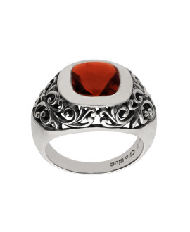 Bague Universitaire Rubis - Clio Blue