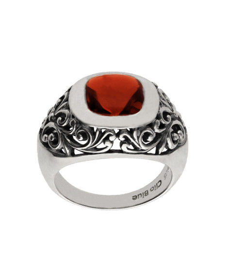 Bague Universitaire Rubis - Clio Blue