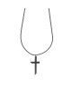 Collier Croix Rock Noire - Clio Blue