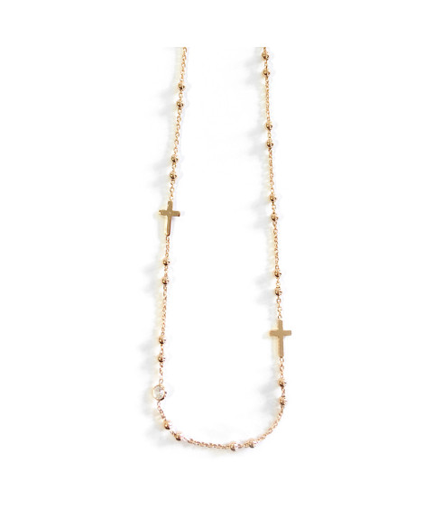 Collier Croix Jaune - Clio Blue