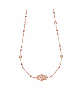 Collier Main de Fatma Rose - Clio Blue