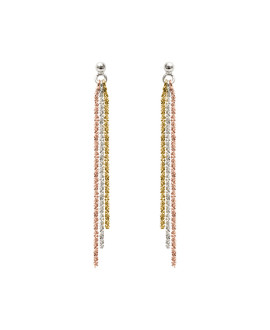 Boucles d'Oreilles Multi Couleurs Paillettes - Clio Blue