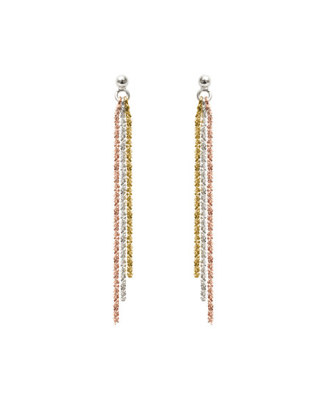 Boucles d'Oreilles Multi Couleurs Paillettes - Clio Blue