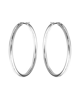 Créoles Rondes Argent - Clio Blue