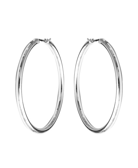 Créoles Rondes Argent - Clio Blue