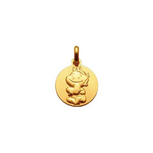 La Fée Galipette : médaille Rêveur or jaune 9 carats