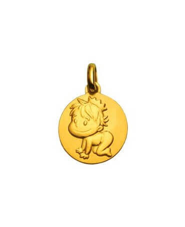 La Fée Galipette : médaille Blagueur or jaune 9 carats