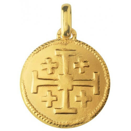 Monnaie de Paris : médaille Croix de Jérusalem (or jaune)