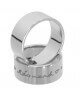 Bague alliance personnalisable en argent - Les Empreintes