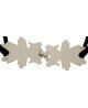 LOUPIDOU : BRACELET CORDON 2 PERSONNAGES (ARGENT)