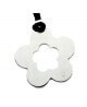 Loupidou : grand pendentif fleur (argent)