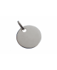 Les Empreintes : pendentif pastille argent avec bélière