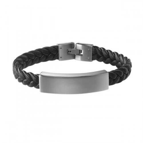 Bracelet homme - acier inoxydable - bracelet à graver - Petits Trésors