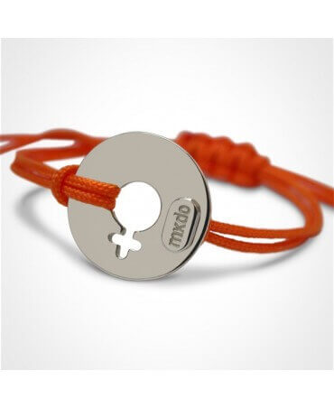 Mikado : bracelet Disco girl argent