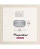 Pompadour : bracelet macaron argent (petit modèle)