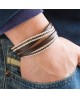 Petits Trésors : bracelet cuir homme Le Marin