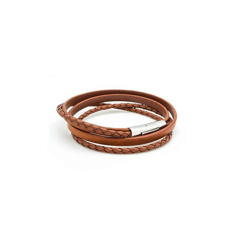 Teenager leather bracelet to personalize online - Petits Tresors