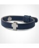 Mikado : bracelet Gospel croix or blanc