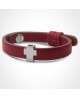 Mikado : bracelet Gospel croix or blanc