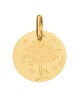 Augis : médaille arbre aux cœurs or jaune