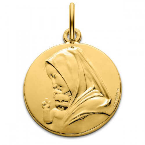 Monnaie de Paris : médaille Vierge à l'enfant Coeffin