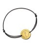Bracelet cordon 1 centime - or jaune - Monnaie de Paris