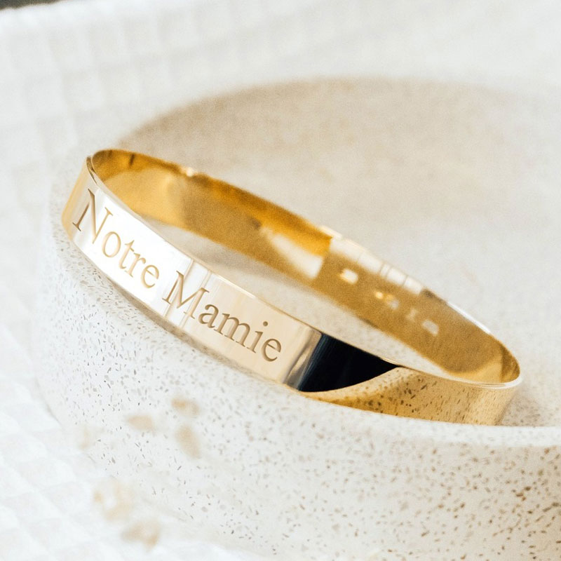 Bracelet jonc Mamie